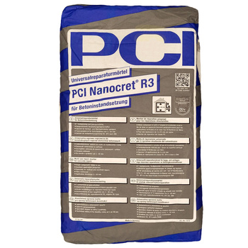 PCI Nanocret R3 25 kg – uniwersalna cementowa zaprawa naprawcza do betonu i żelbetu
