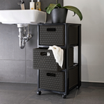 Rotho Regał Country Home 3x18L/A4 Antracyt