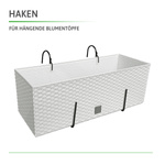 6x Hak wieszak na balustarde do doniczki DRTC500 / DRT500