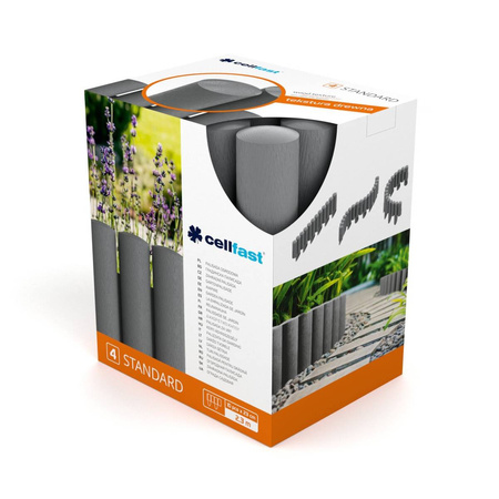 Cellfast palisada 4 STANDARD grafitowa 14,5 cm x 2,3 m /pudełko/ 