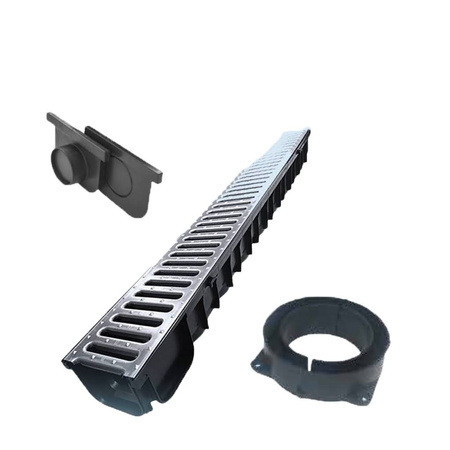 Odwodnienie liniowe MIDI KIT Dakota 6 m (2×3 m) – komplet z rusztami i odpływami A15