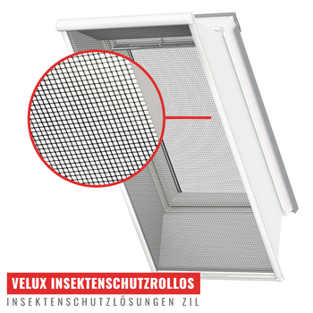 VELUX ZIL MK06 0000SWL – moskitiera rolowana 76x200 do okien dachowych