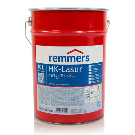 Remmers HK-Lasur Grey Protect 10 L Platynowoszary – Impregnat 3w1 do drewna