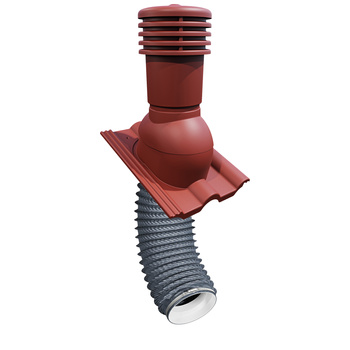 Zestaw Eurovent VENTOS X PLUS 150mm Kasztan + FLEXOS X PLUS 60 cm Szary