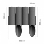 Cellfast palisada 4 STANDARD grafitowa 14,5 cm x 2,3 m /pudełko/ 