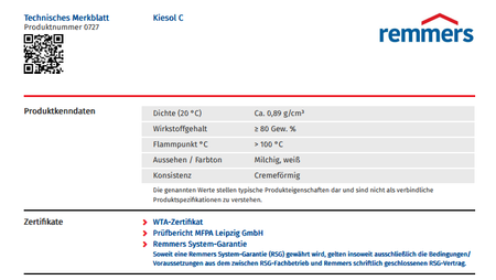 Remmers KIESOL C – krem przeciwwilgociowy 550 ml (zestaw 12 szt.)