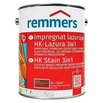 Remmers HK Lasur lazura ochronna do drewna 5 L - Mahoń