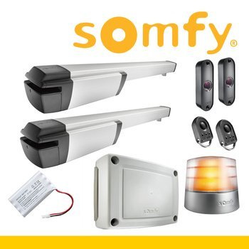 Somfy Ixengo L 24V 1216558C Comfort Pack iO Napęd Do Bram Skrzydłowych 2-skrzydłowy