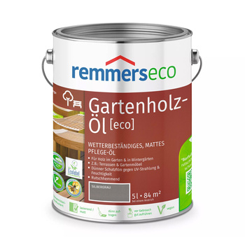 Remmers Gartenholz-Öl [eco] Srebrnoszary 5L – olej do drewna ogrodowego