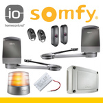 Somfy Axovia 3S io Pack Comfort 1216596 – zestaw automatyki do bram skrzydłowych
