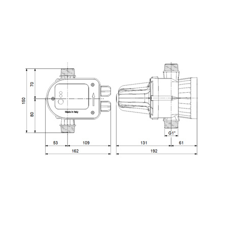 Grundfos PM START 93225672 - Sterownik Ciśnienia do Pomp Wodnych 2,2 Bara