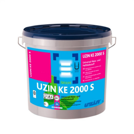 UZIN KE 2000 S Universal-Nass- und Haftklebstoff KLEBER für Vinyl- PVC 6 kg