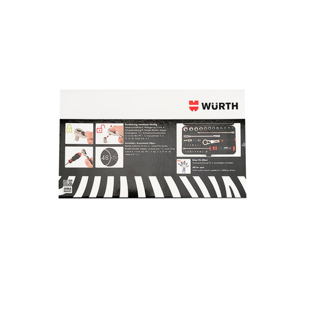 WURTH Zebra klucze MULTI 1/4" 34 szt.