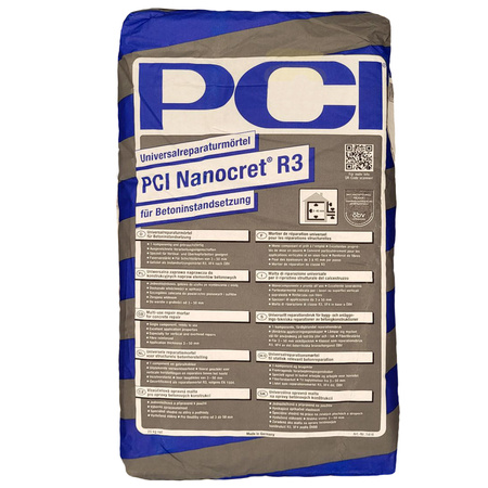 PCI Nanocret R3 25 kg – uniwersalna cementowa zaprawa naprawcza do betonu i żelbetu