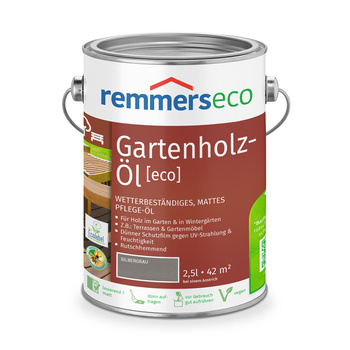 Remmers Gartenholz-Öl [eco] Srebrnoszary 2,5L – olej do drewna ogrodowego