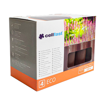 Cellfast palisada 4 ECO brązowa 8,5 cm x 2,4 m /pudełko/