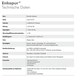 Enke Enkopur Srebrno-szary 12,5 kg + włóknina 30cm x 9m