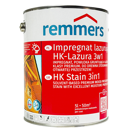 Remmers HK Lasur lazura do drewna 5 L - hemlock