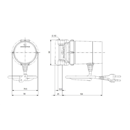 Grundfos Pompa COMFORT 15-14 B TDT 93093537 Pompa Cyrkulacyjna