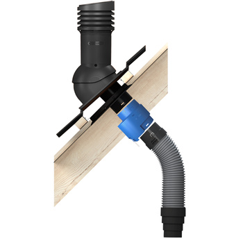 BANDLOO Zestaw wentylacyjny DN150 Ruroflex KLIK + skraplacz 150 mm Antracyt