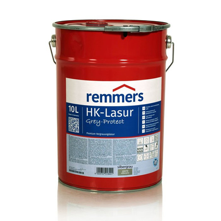 Remmers HK-Lasur Grey Protect 10 L Srebrnoszary – Impregnat 3w1 do drewna