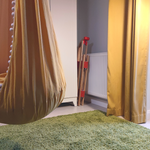 SKŁADANE DREWNIANE SANKI CZERWONE (uchwyt do ciągnięcia + linka) 