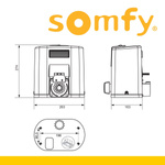 Zestaw Somfy Elixo 500 3S io Comfort Pack