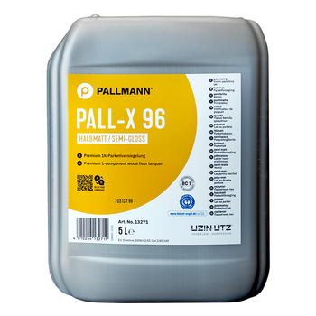 PALLMANN PALL-X 96 półmat Jednoskładnikowy lakier nawierzchniowy 5L 13271
