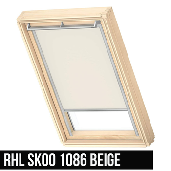 VELUX Roleta zaciemniająca RHL SK00 1086 - Beżowa - 114x160 cm