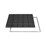 ACO Vario 37250 60x40 Wycieraczka do zabudowy wewnątrzbudynkowej czarna