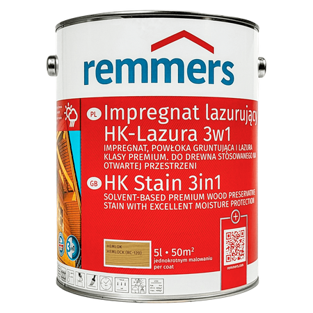 Remmers HK Lasur 5 L Hemlock – Impregnat 3w1 do drewna