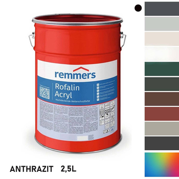 REMMERS ROFALIN ACRYL Antracytowy (RAL 7016) | 2323 2,5L