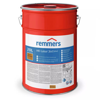 REMMERS HK-LAZURA 3w1 PLUS impregnat do drewna zewnętrznego 20 L – Pinia/Modrzew
