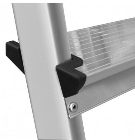Drabina aluminiowa taboret dwustronna 2-elementowa 3 szczeble