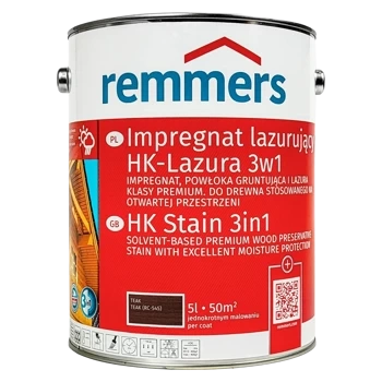 Remmers Aidol HK Lasur lazura ochronna do drewna 5 L - teak