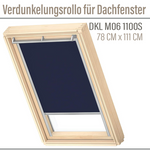 Velux Roleta DKL M06 1100S 78x118 zaciemniająca