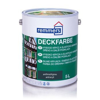 Remmers Deckfarbe 5 L Antracytowy Farba silnie kryjąca | 3624 (RAL 7016)