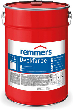 Remmers Deckfarbe 10 L Biały Farba silnie kryjąca | 3600 (RAL 9016)