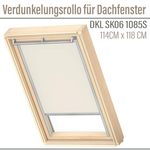 Velux Roleta DKL SK06 1085S Jasnobeżowa 114x118 zaciemniająca 