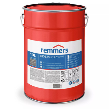 Remmers HK-Lazura 3w1 Plus Platynowy 10 L – impregnat do drewna zewnętrznego