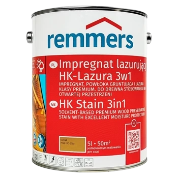 Remmers HK Lasur 5 L Sosna – Impregnat 3w1 do drewna