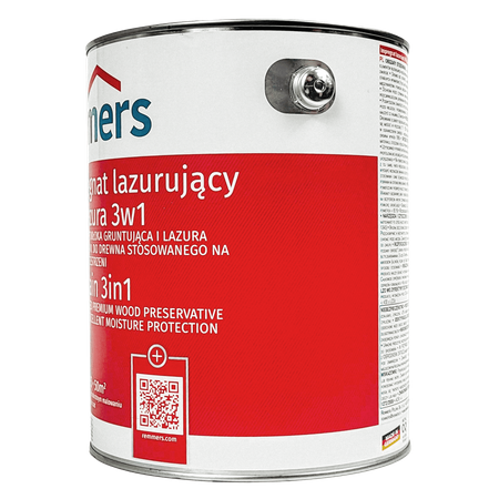 Remmers HK Lasur Grey Protect 5 L Szarowodny – Impregnat 3w1 do drewna