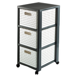 Rotho Regał Country Home 3x18L/A4 Biały