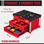 MILWAUKEE 4932472130 Skrzynia Packout 3 szuflady