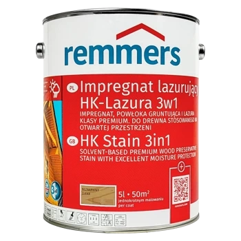 Remmers HK Lasur 5 L Bezbarwny – Impregnat 3w1 do drewna