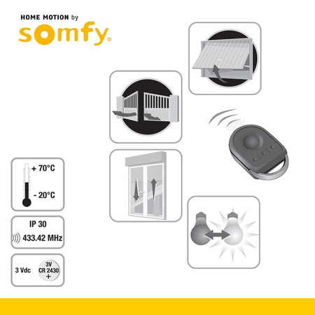 Somfy Axovia 3S io Pack Comfort 1216596 – zestaw automatyki do bram skrzydłowych