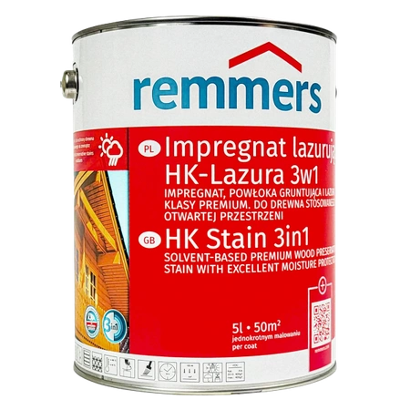 Remmers Aidol HK Lasur lazura ochronna do drewna 5 L - palisander