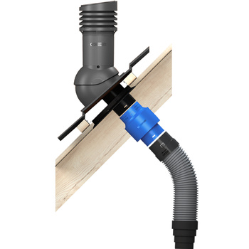 BANDLOO Zestaw wentylacyjny DN125 Ruroflex KLIK + skraplacz 125mm Grafitowy