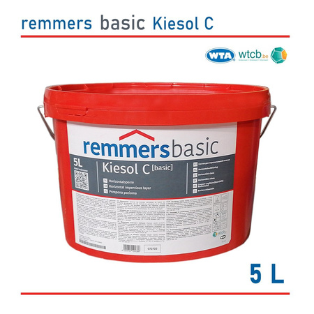 Remmers BASIC KIESOL C 5 L krem na bazie silanów + Ręczna Pompka Iniekcyjna
