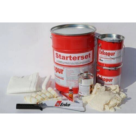 ENKE Enkopur Zestaw startowy z akcesoriami – kolor srebrnoszary